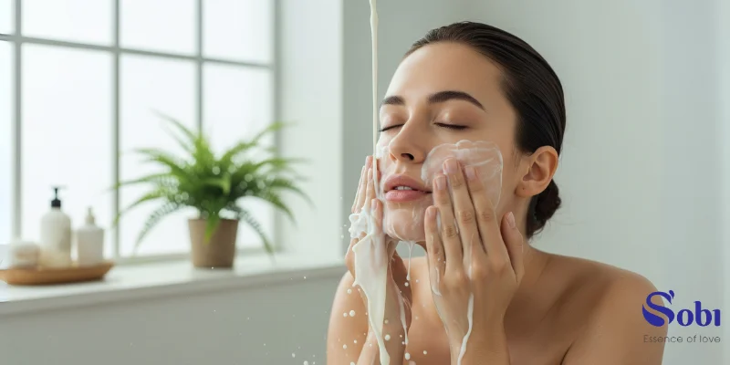 Bí quyết rửa mặt bằng sữa tươi hữu cơ cho làn da rạng ngời